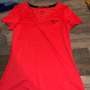 Red Nike Pro top!